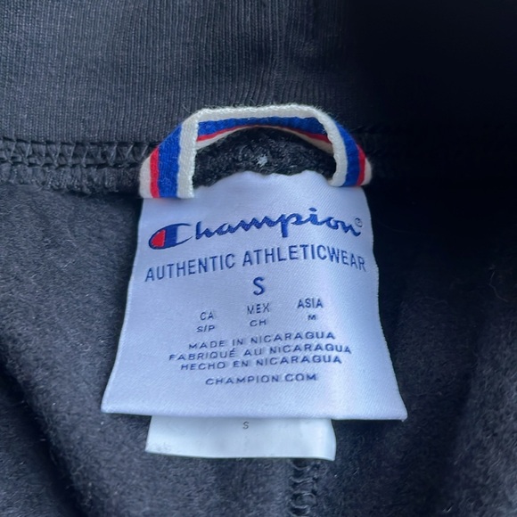 Champion  power blend joggers  Black Sweatpants  elastic drawstring waist Size S - Picture 13 of 16